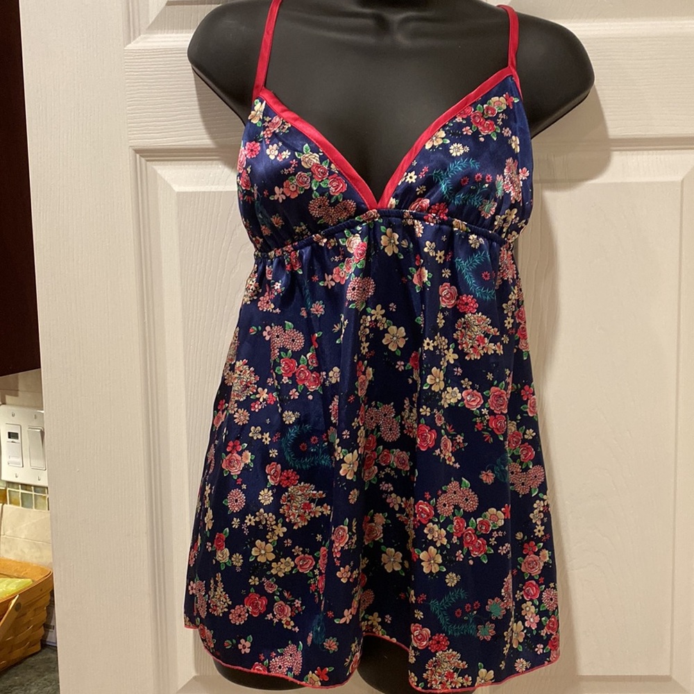 Silky floral top